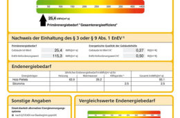 Energieausweis Energiebedarf